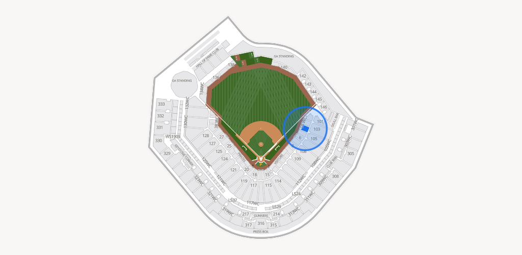 PNC Park Seating Chart