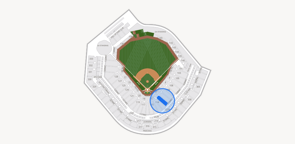 PNC Park Seating Chart