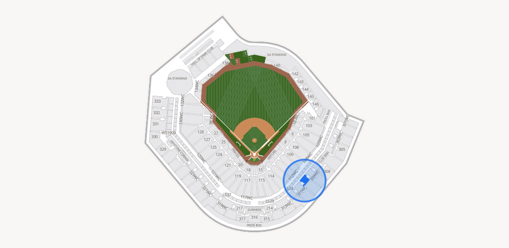 PNC Park Seating Chart