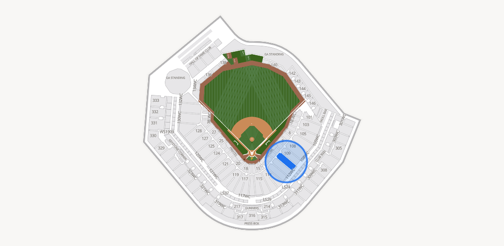 PNC Park Seating Chart