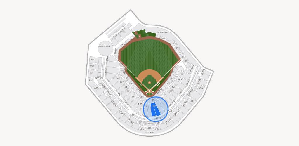 PNC Park Seating Chart