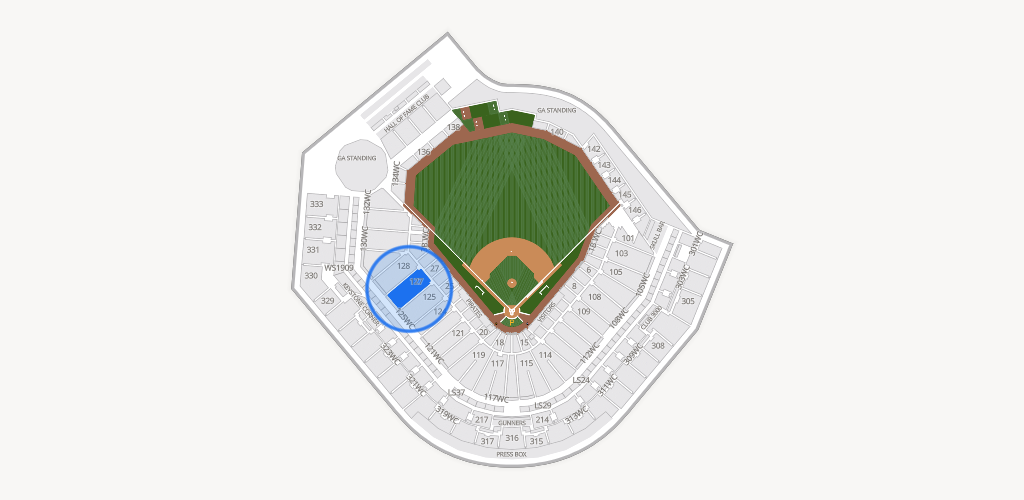 PNC Park Seating Chart