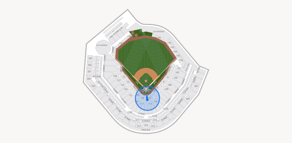 PNC Park Seating Chart