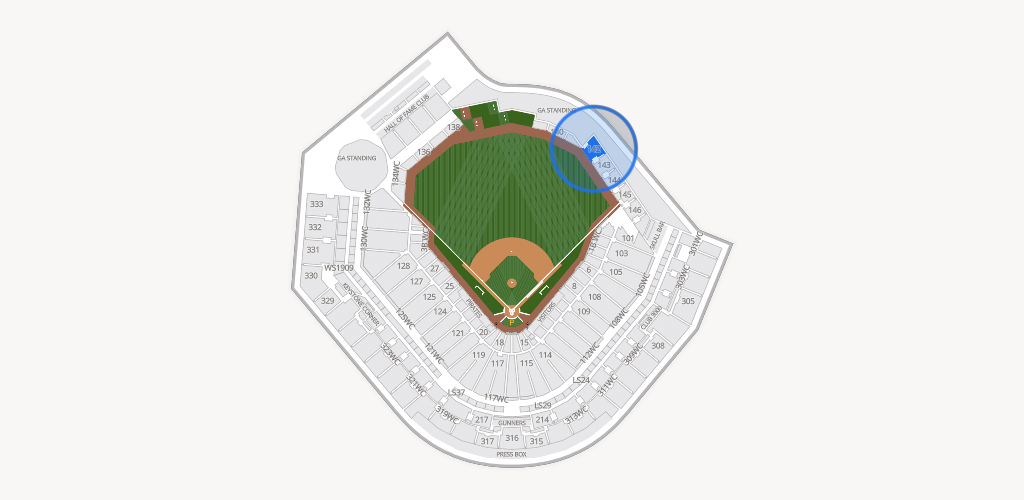 PNC Park Seating Chart