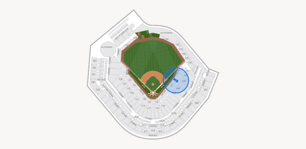 PNC Park Seating Chart