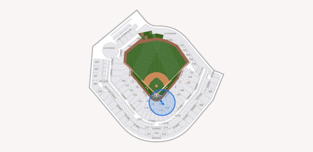 PNC Park Seating Chart