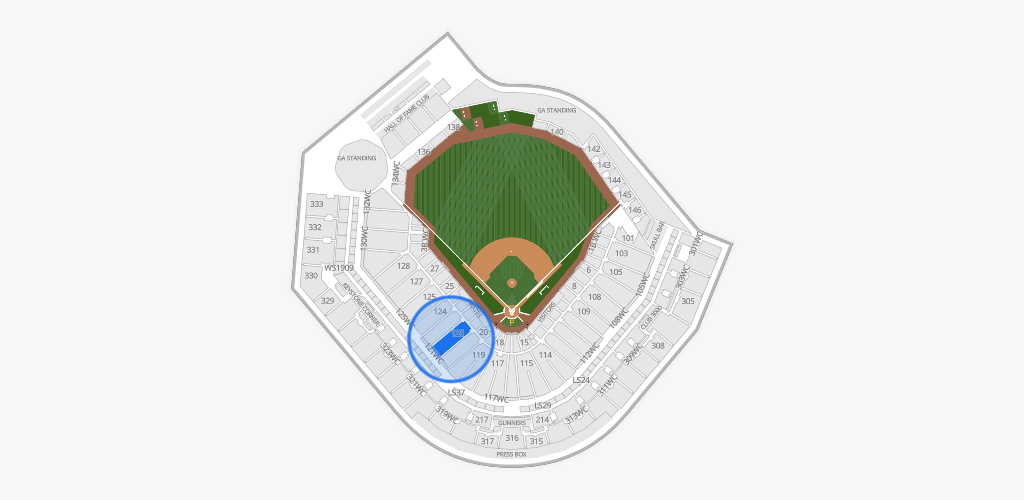 PNC Park Seating Chart