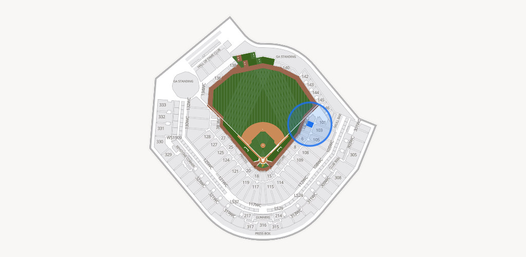 PNC Park Seating Chart