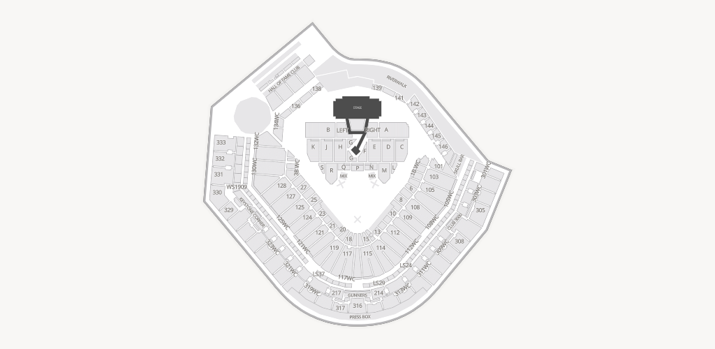 PNC Park Seating Chart