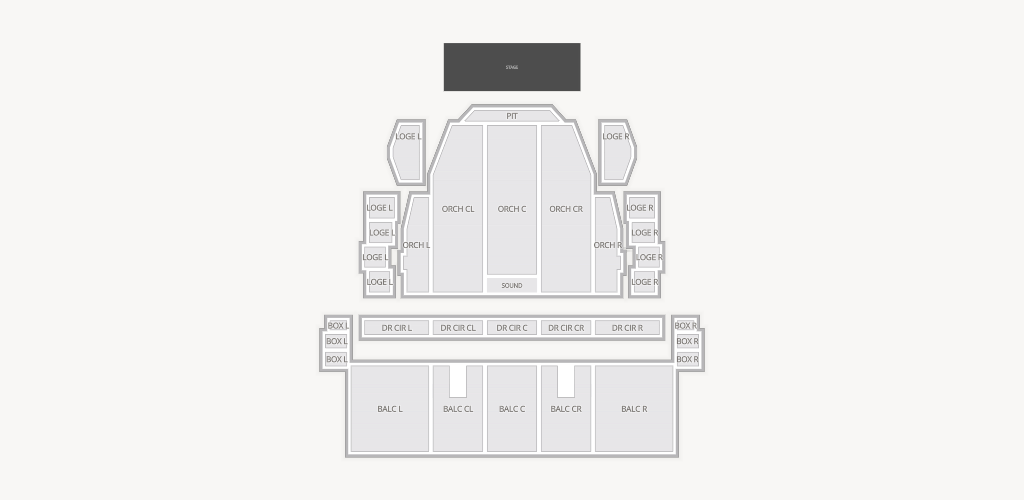 Proctors Theatre Seating Chart