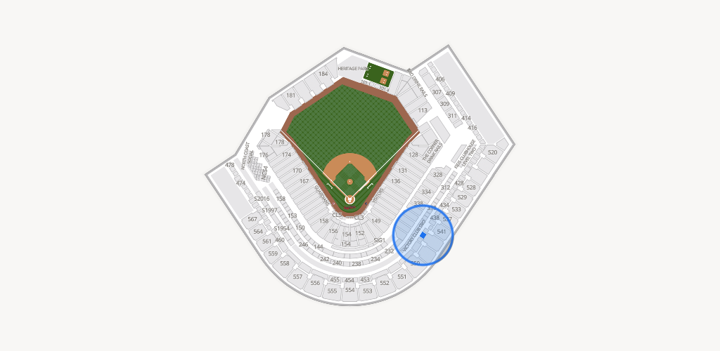 Progressive Field Seating Chart