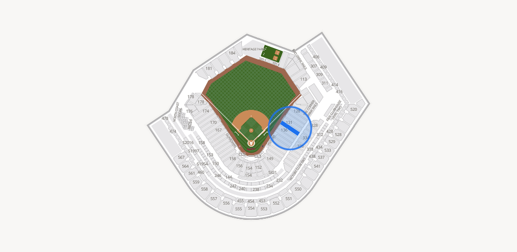 Progressive Field Seating Chart