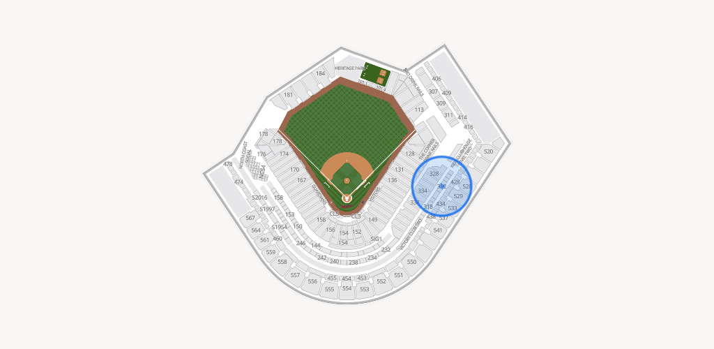 Progressive Field Seating Chart