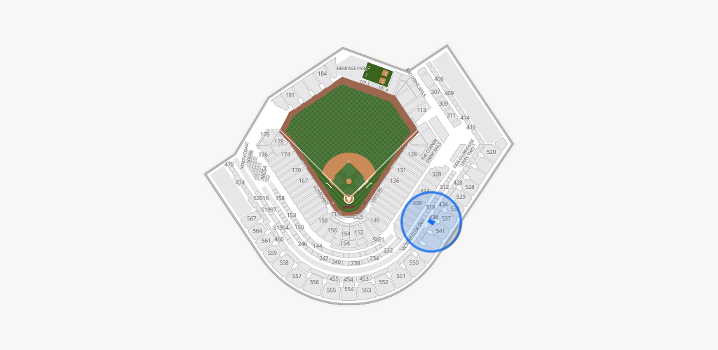 Progressive Field Seating Chart