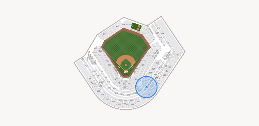 Progressive Field Seating Chart