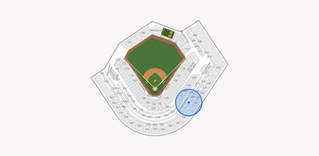 Progressive Field Seating Chart