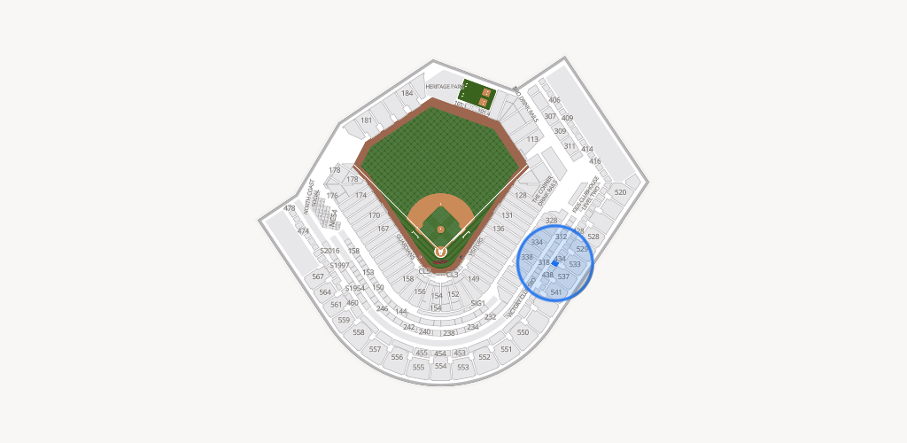 Progressive Field Seating Chart