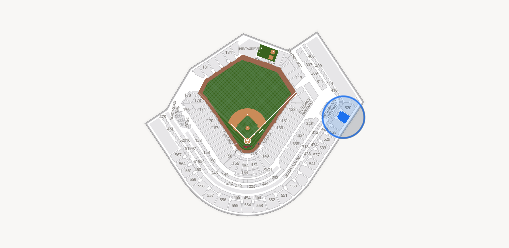 Progressive Field Seating Chart