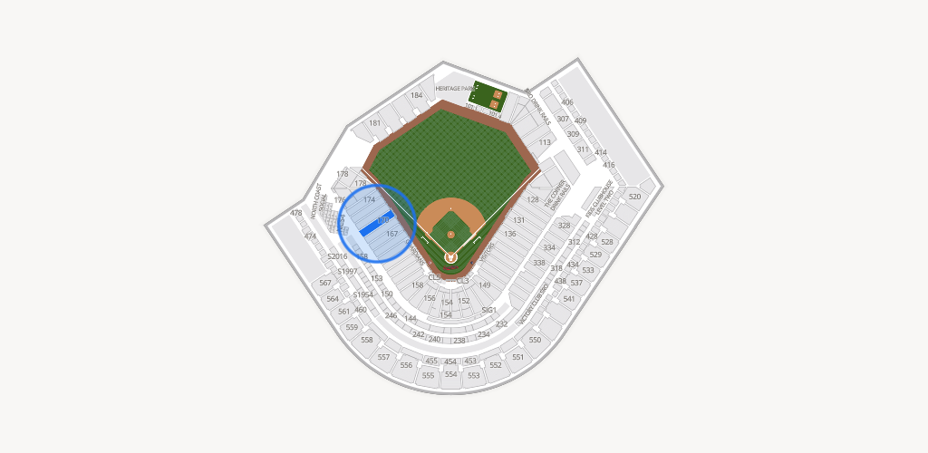 Progressive Field Seating Chart