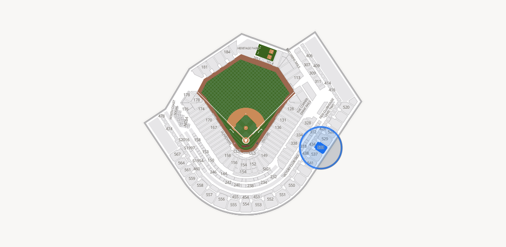 Progressive Field Seating Chart