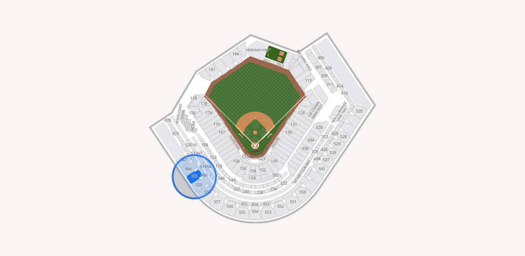 Progressive Field Seating Chart
