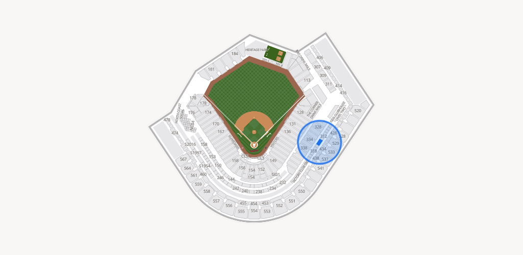 Progressive Field Seating Chart