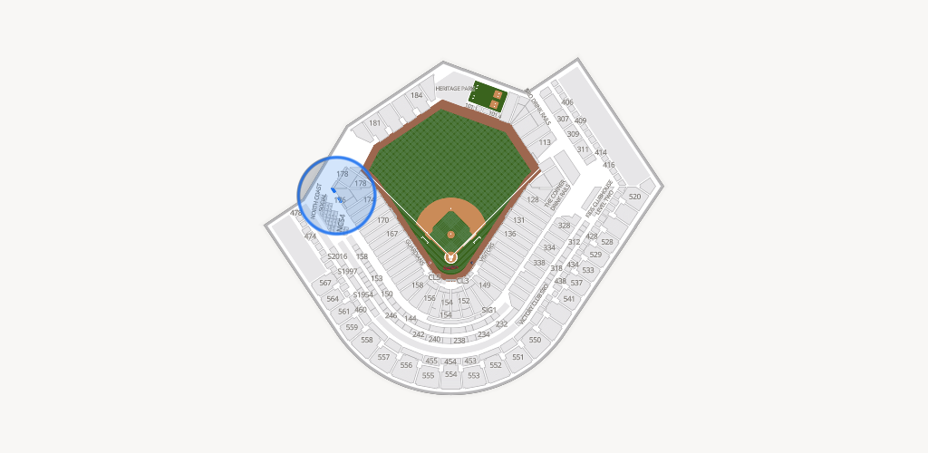 Progressive Field Seating Chart