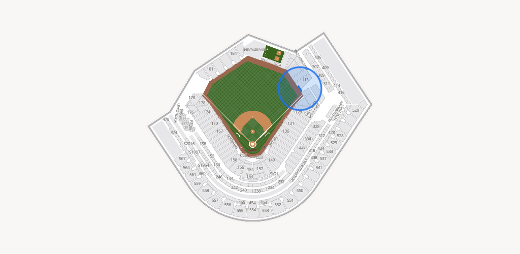 Progressive Field Seating Chart
