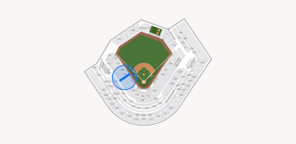 Progressive Field Seating Chart