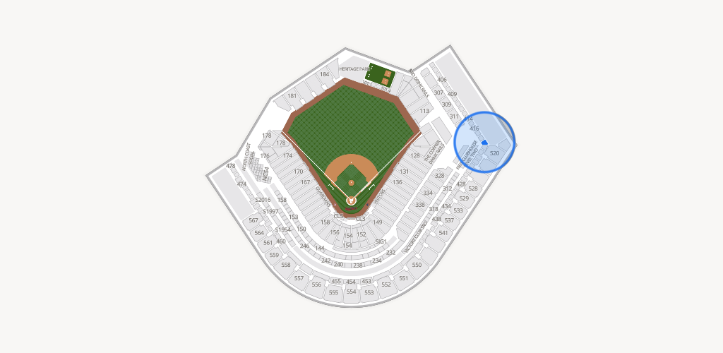 Progressive Field Seating Chart