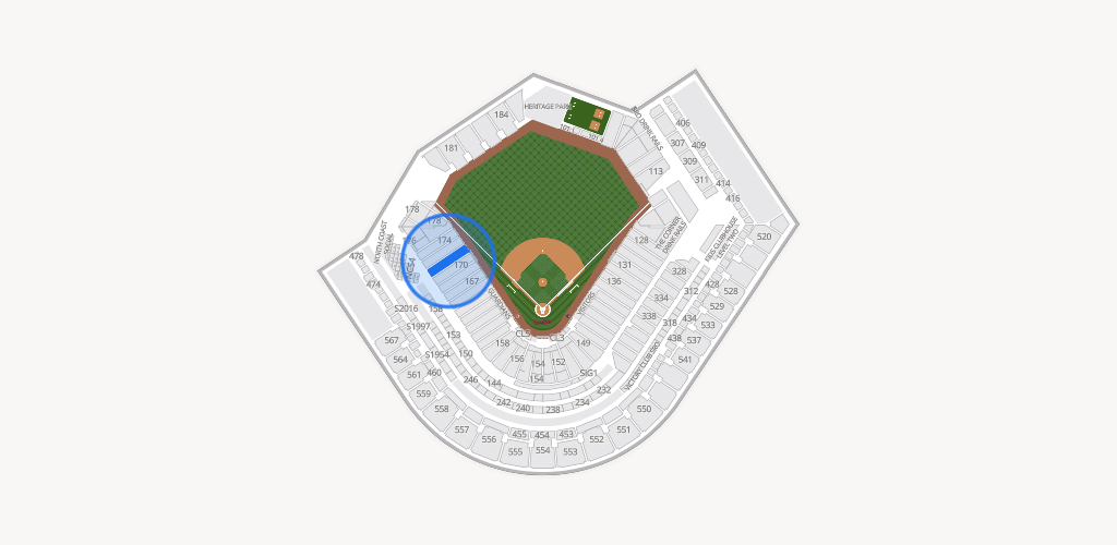 Progressive Field Seating Chart