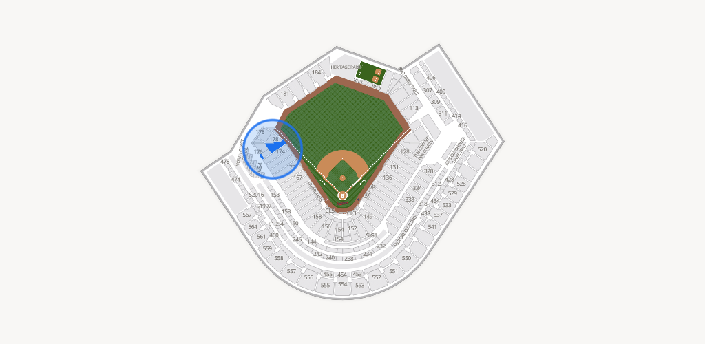 Progressive Field Seating Chart