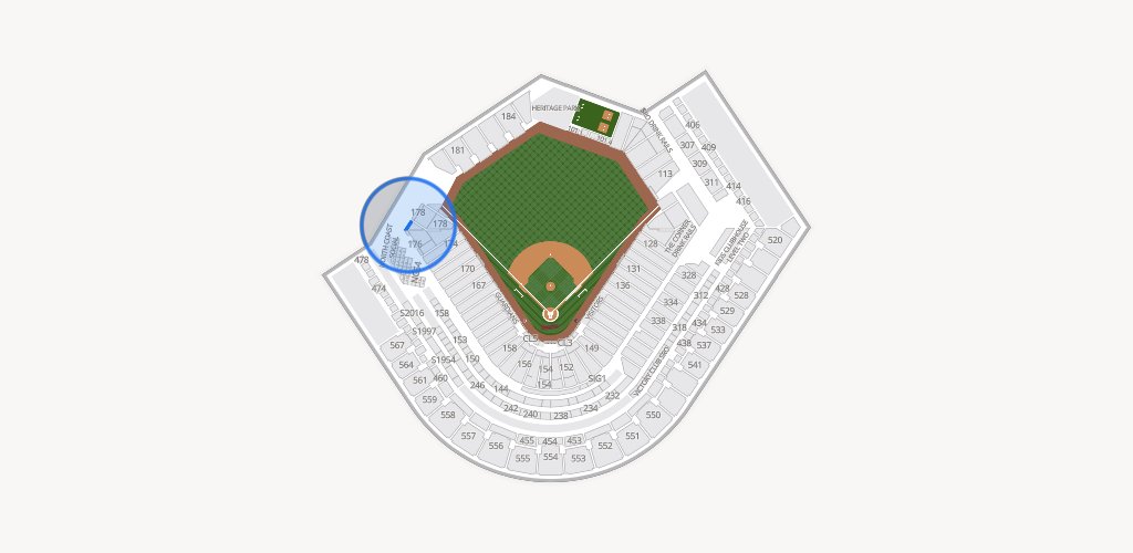 Progressive Field Seating Chart