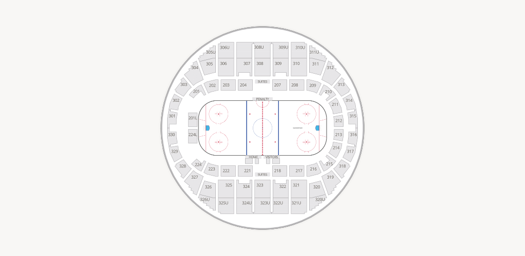 Propst Arena at the Von Braun Center Seating Chart