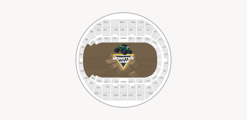Propst Arena at the Von Braun Center Seating Chart
