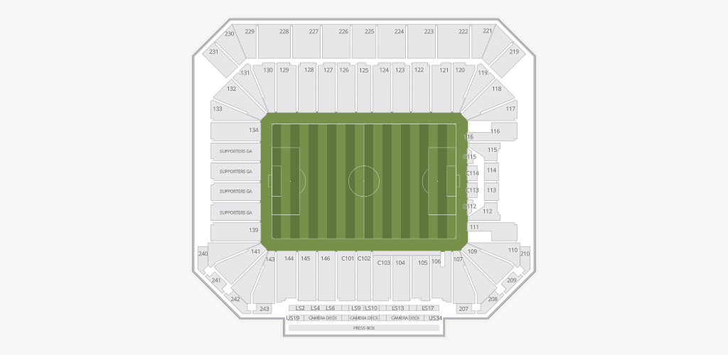 Protective Stadium Seating Chart