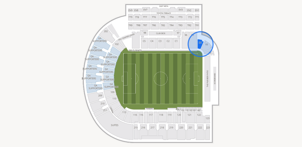 Providence Park Seating Chart