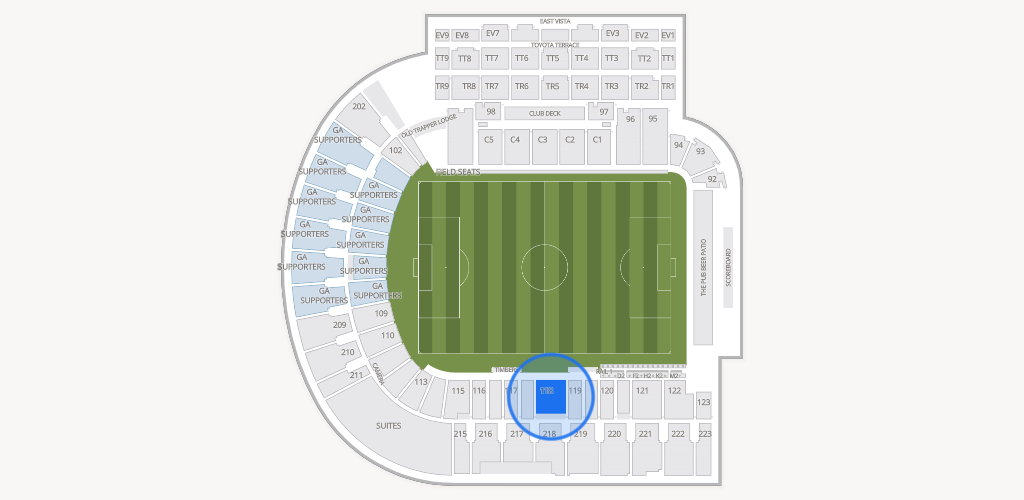 Providence Park Seating Chart
