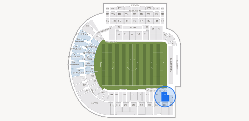 Providence Park Seating Chart