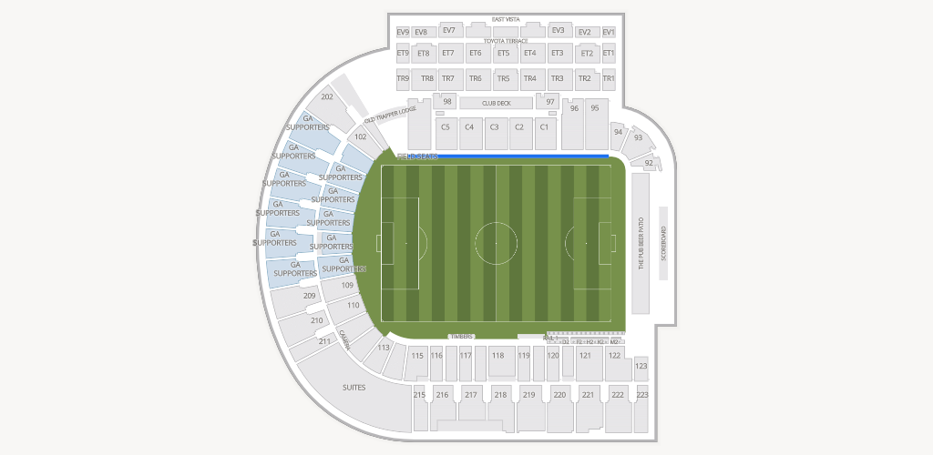 Providence Park Seating Chart