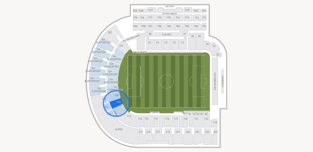Providence Park Seating Chart