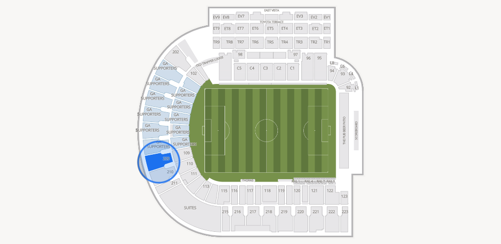 Providence Park Seating Chart