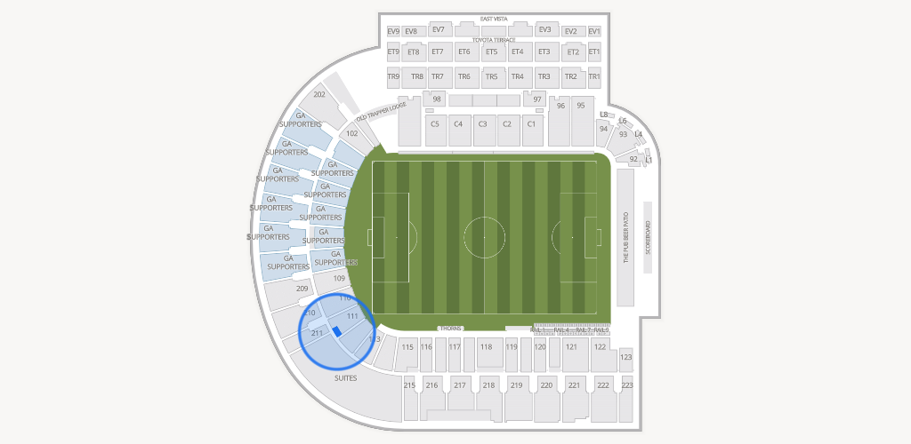 Providence Park Seating Chart