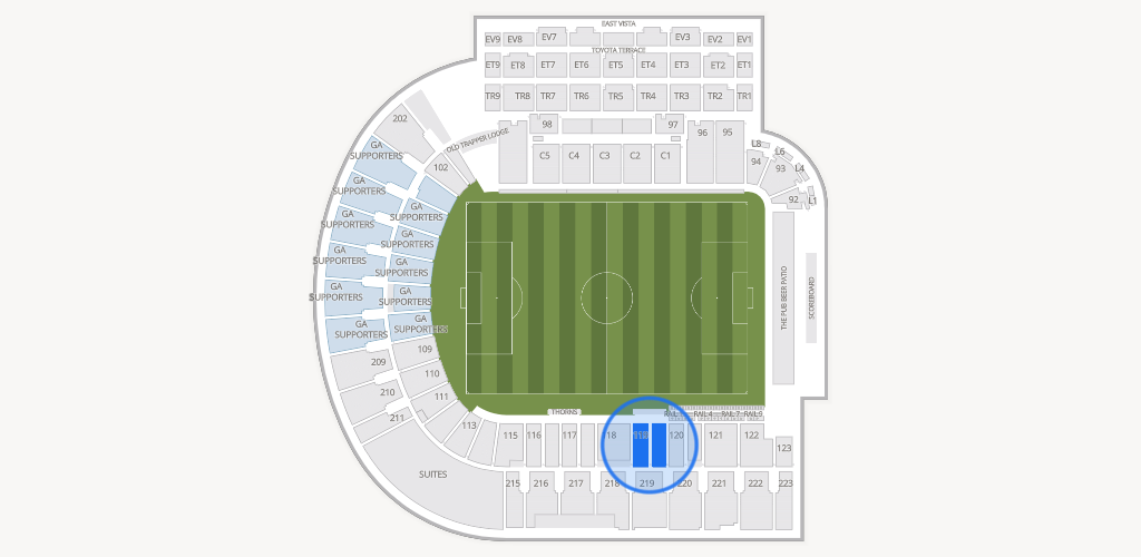 Providence Park Seating Chart