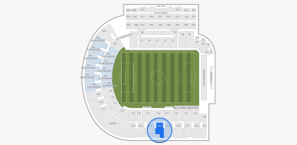 Providence Park Seating Chart