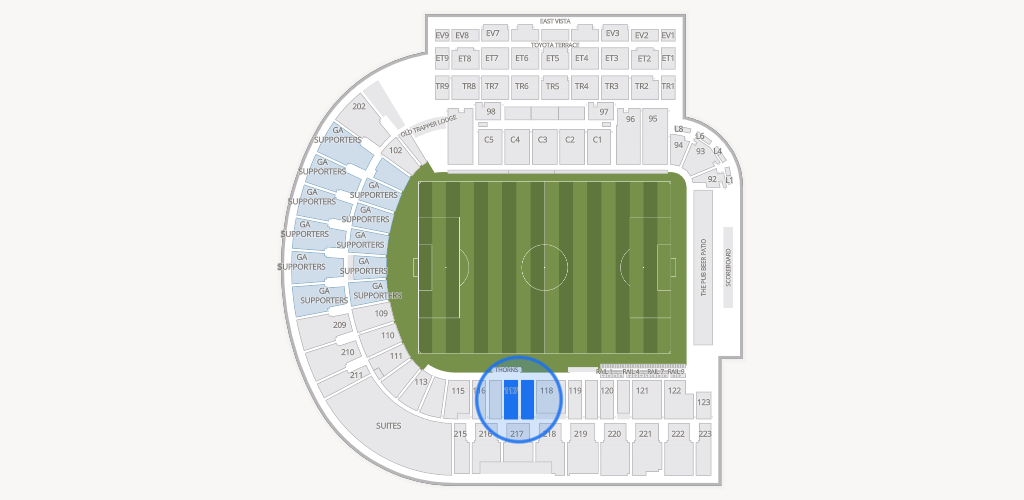 Providence Park Seating Chart