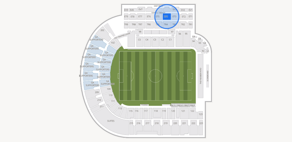 Providence Park Seating Chart