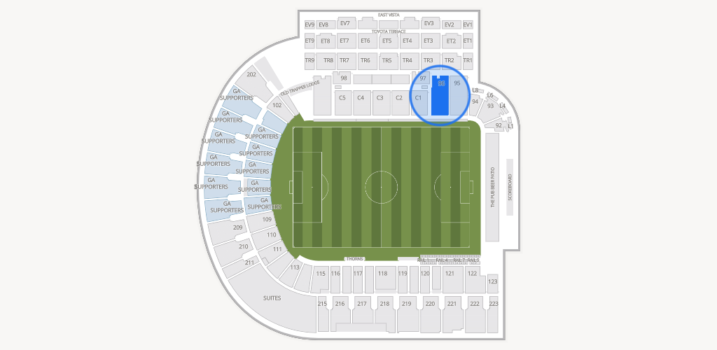 Providence Park Seating Chart