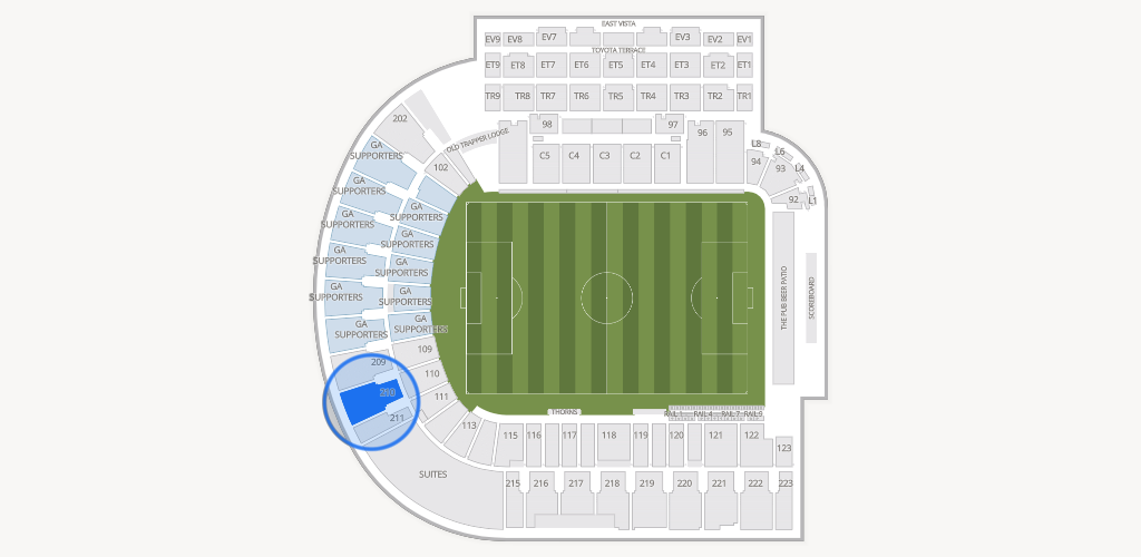 Providence Park Seating Chart