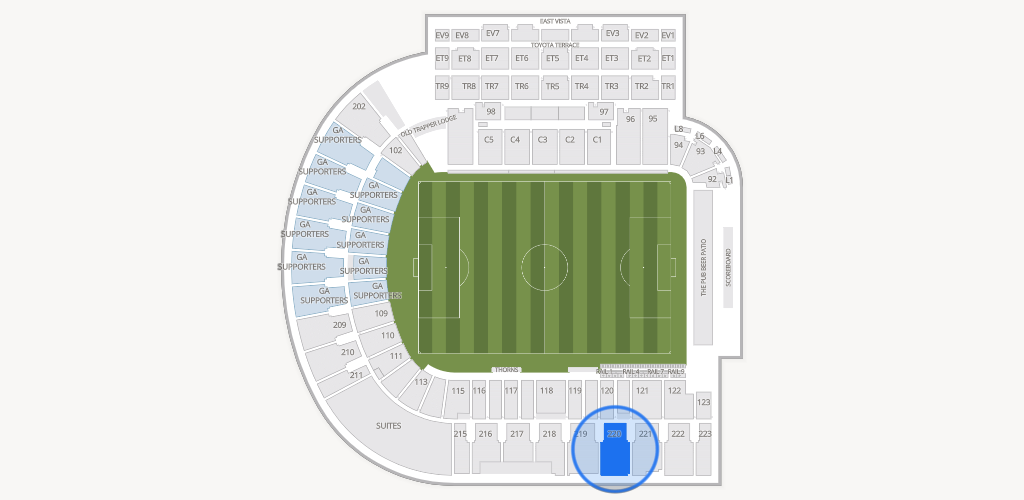 Providence Park Seating Chart